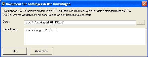 Dokument für Bearbeiter hinzufügen