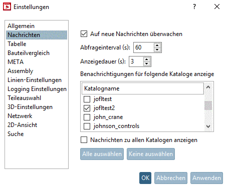 Einstellung für Popup-Fenster