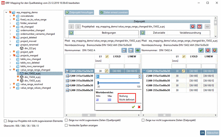 Stufung nicht definiert