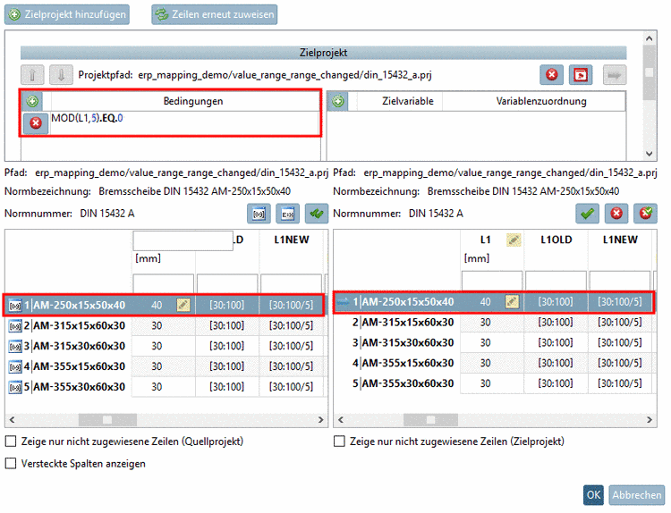 Zugeordneter Wert "40"