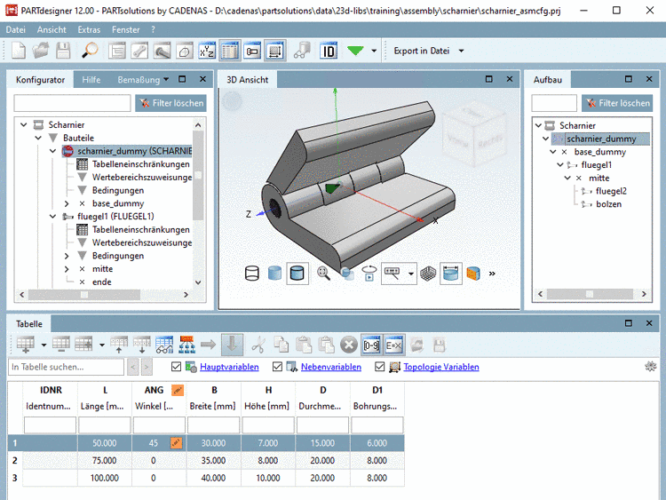 Die Abbildung zeigt die voll aufgebaute Baugruppe.