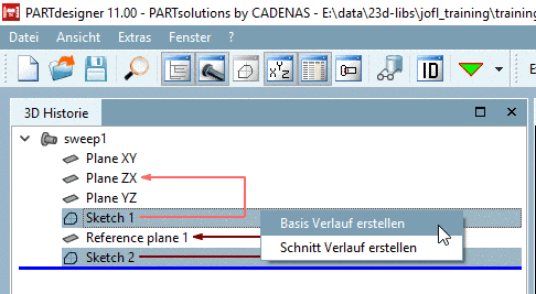 Basis Verlauf erstellen