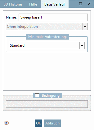 Basis Verlauf: Dialog
