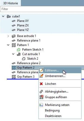 Grp Pattern -> Editieren...