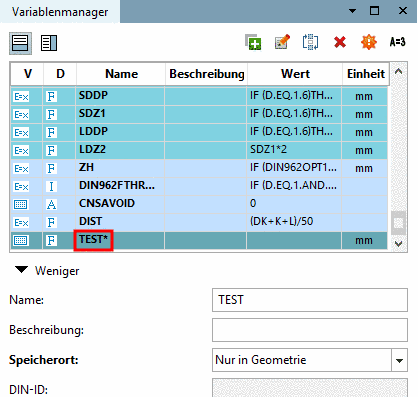 Kennzeichnung mit Sternchen