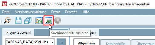 Suchindex aktualisieren