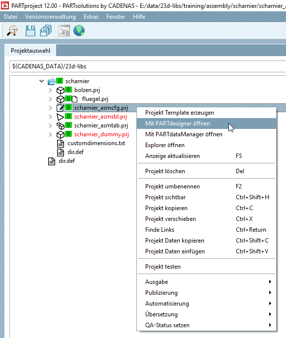 Konfiguration - *_asmcfg.prj