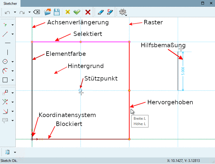 Farbeinstellungen - Beispiele