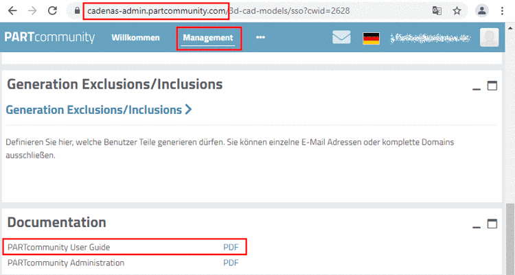 PDF zum PARTcommunity User Guide herunterladen