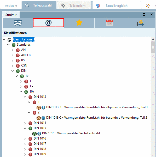 Standards Klassifikation