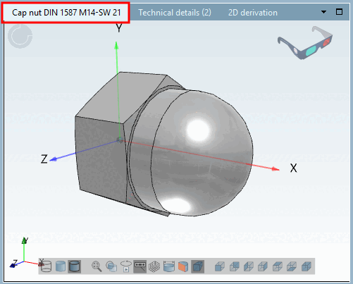 Normbezeichnung [Standard name] / Bauteilbezeichnung