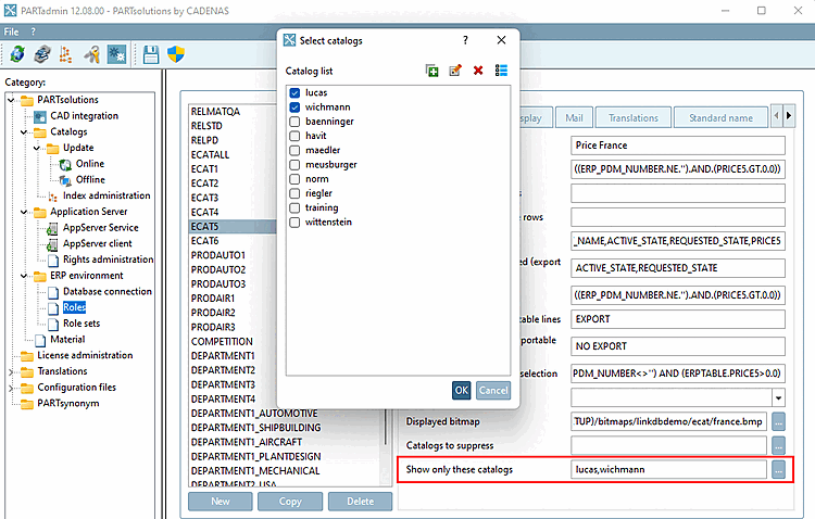 Nur diese Kataloge anzeigen [Show only these catalogs]