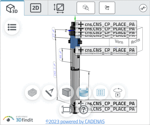 Ansicht der CP vor der Änderung