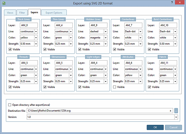Registerseite "Ebenen [Layers]" - SVG 2D