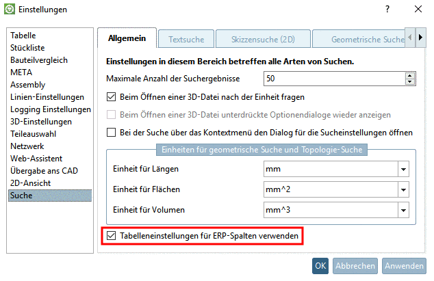 Beispiel: "Zuletzt geöffnete Dateien" Menüpunkt, mit Unterpunkten
