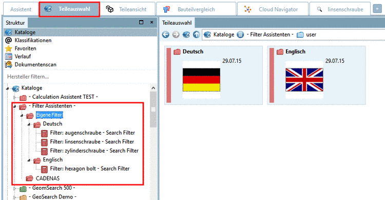 Inventor iProperties: Registerseite "Benutzerdefiniert"