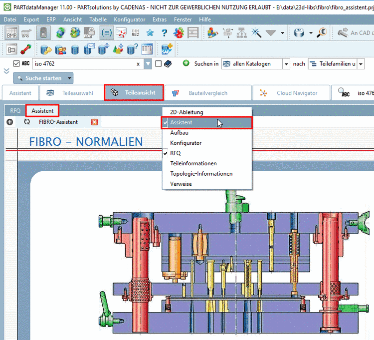 "Web-Assistent" - Schaubild