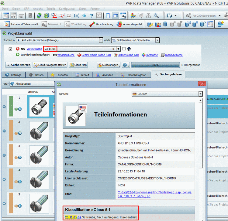Schlüssel einfügen