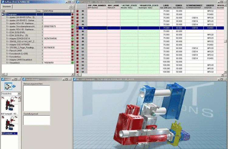 Baugruppe mit Unterbaugruppen