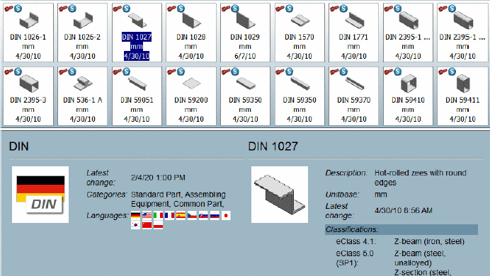 Detailfenster auf Projektebene