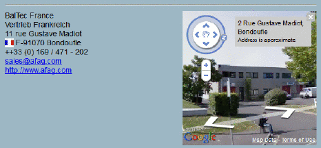 Karte mit Google StreetView