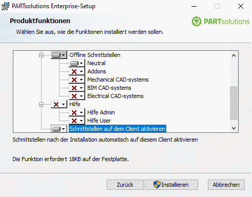 Produktfunktionen Abschnitt 3