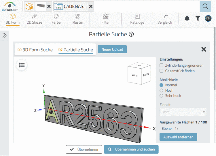 Blend-Feature kann nicht auf Kante zwischen Sweep-Fläche und regulärer Fläche angewendet werden