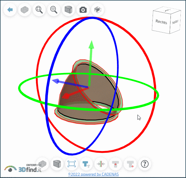 Bauteile manuell ausrichten