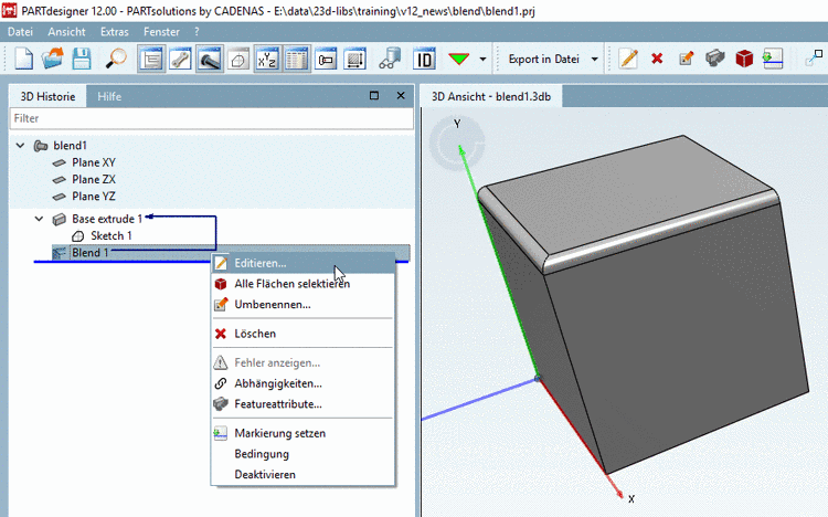 Zeile des gewünschten Lizenzprodukts markieren