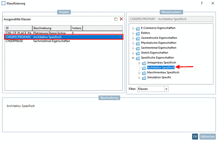 Import-Optionen für Format ......