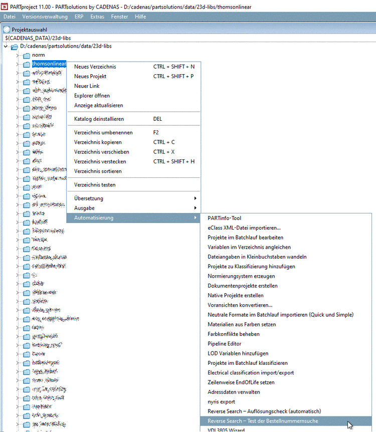 Variablenmanager -> Status