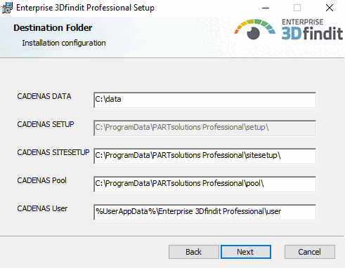 Destination Folder (2. Dialog)