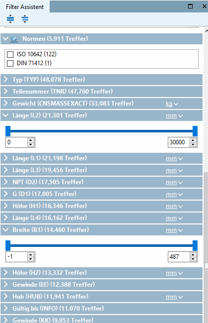 Filter für Tabellenvariablen (Auswahl entweder per Schieberegler oder per Auswahlkästchen)