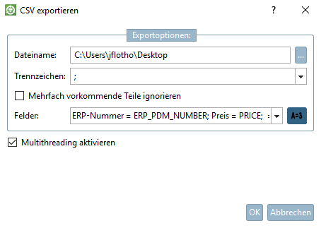 In PARTcloud geöffnetes Projekt