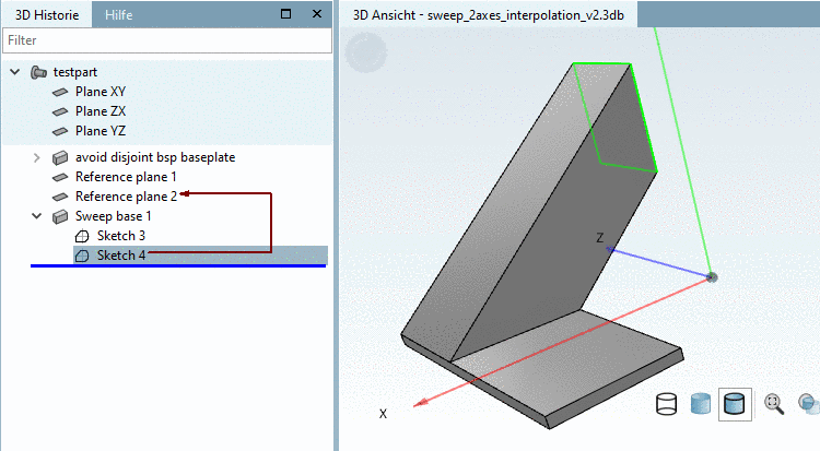 Basis Verlauf: Ergebnis