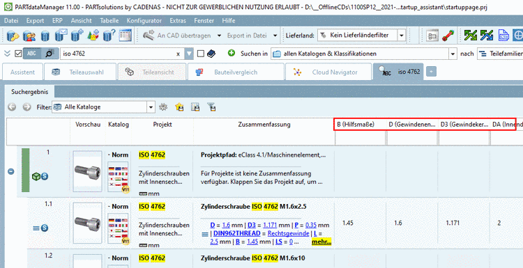 Variable vorne - Variablenbeschreibung danach