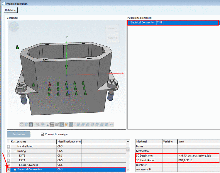 Basiswerte automatisch befüllt