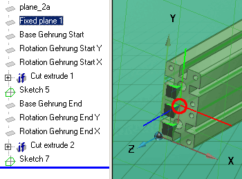 Fixed plane 1 - Aufpunkt [Base point]