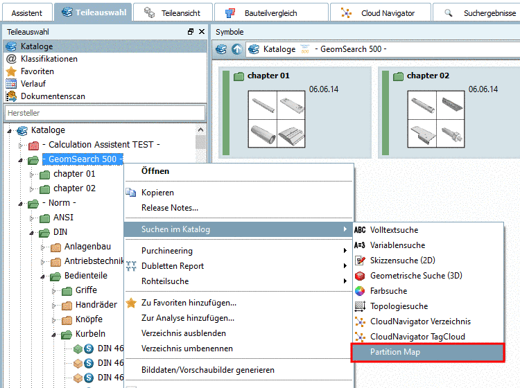 Beispiel Schraube: "Richtung" muss auf '1' gesetzt werden