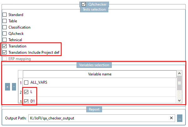 Werte von Family category