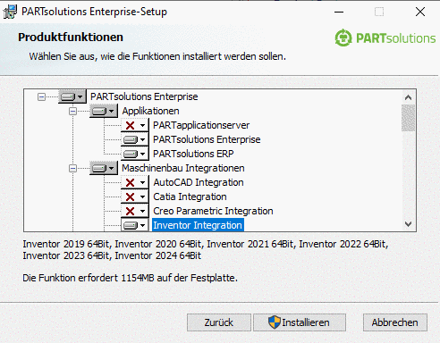 PARTsolutions Enterprise Setup