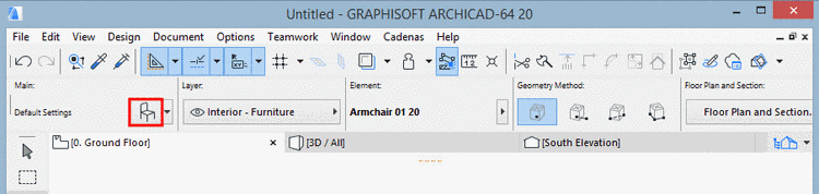 Über "Load predefined template" können automatische Prozesse gewählt werden.