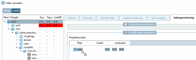 Projekte/Verzeichnisse per Drag & Drop zur Generierung hinzufügen
