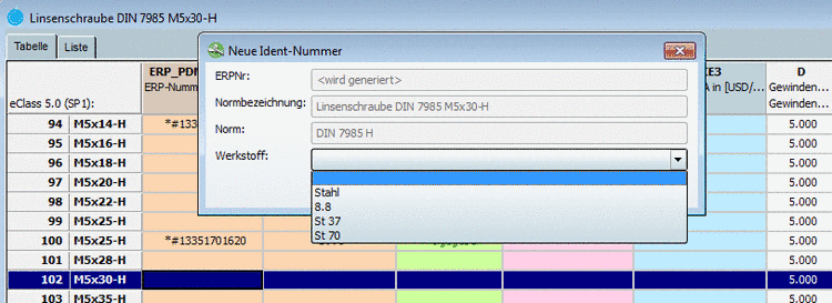Die Abbildung zeigt den Dialog anhand eines Beispiels ohne Exportbeschränkung.