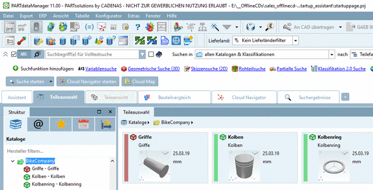 PARTdataManager Katalog "Bikecompany" V2