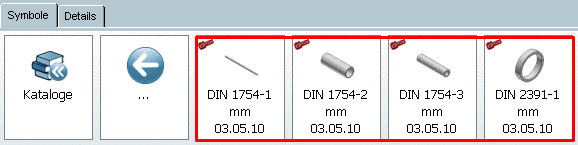 Vorschaubilder mit Einstellung "Einzeln"