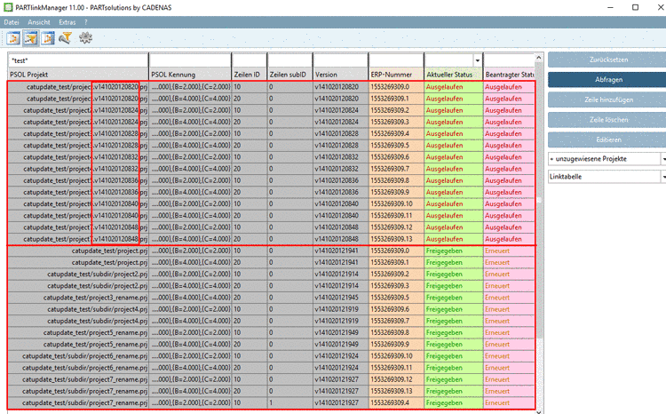 PARTlinkManager (Beispiel)