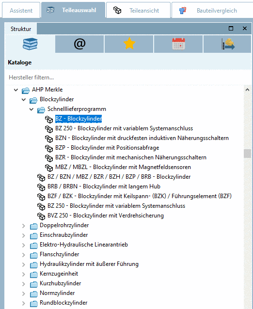 Mit Standard-Symbolen