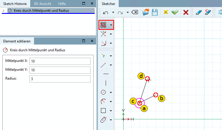 Die Matrix wird durch zwei Vektoren aufgespannt.
