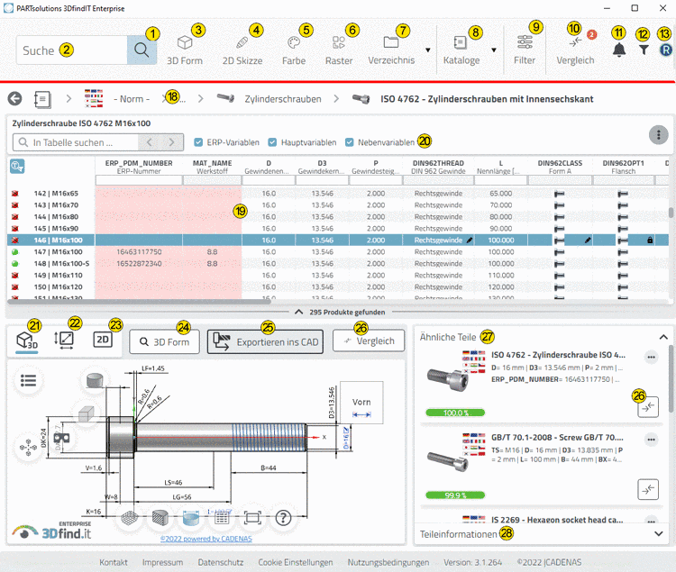 Exportmodus: Voransichten generieren